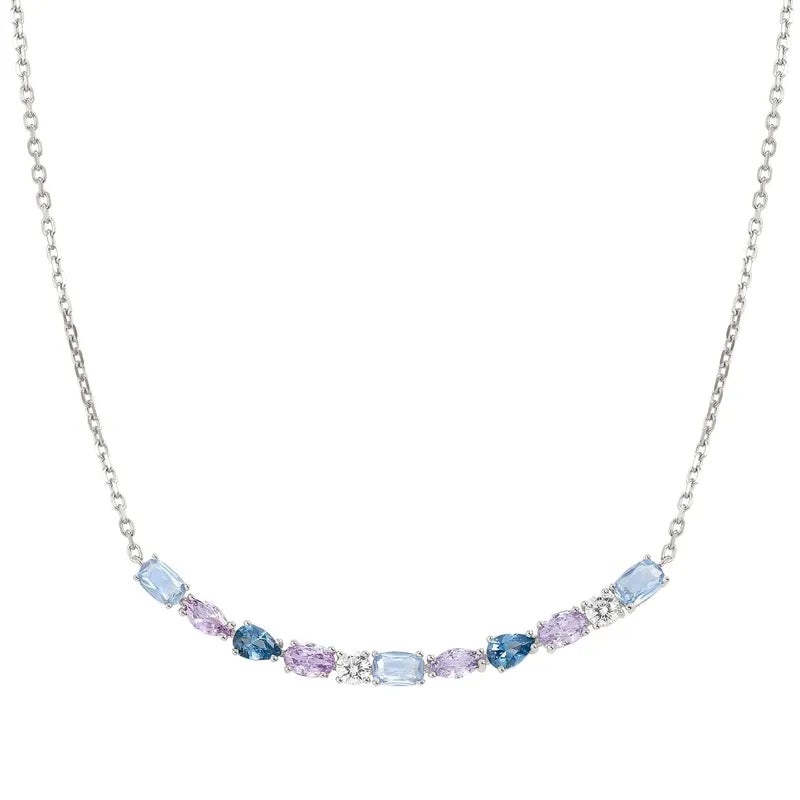 Nomination Silver Colour Wave Aurora Long Bar Necklace