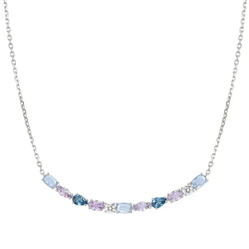 Nomination Silver Colour Wave Aurora Long Bar Necklace