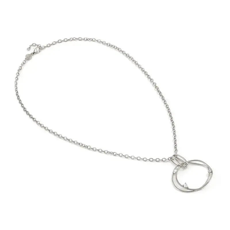 Nomination Silver My Rebel Art Circle Pendant Necklace