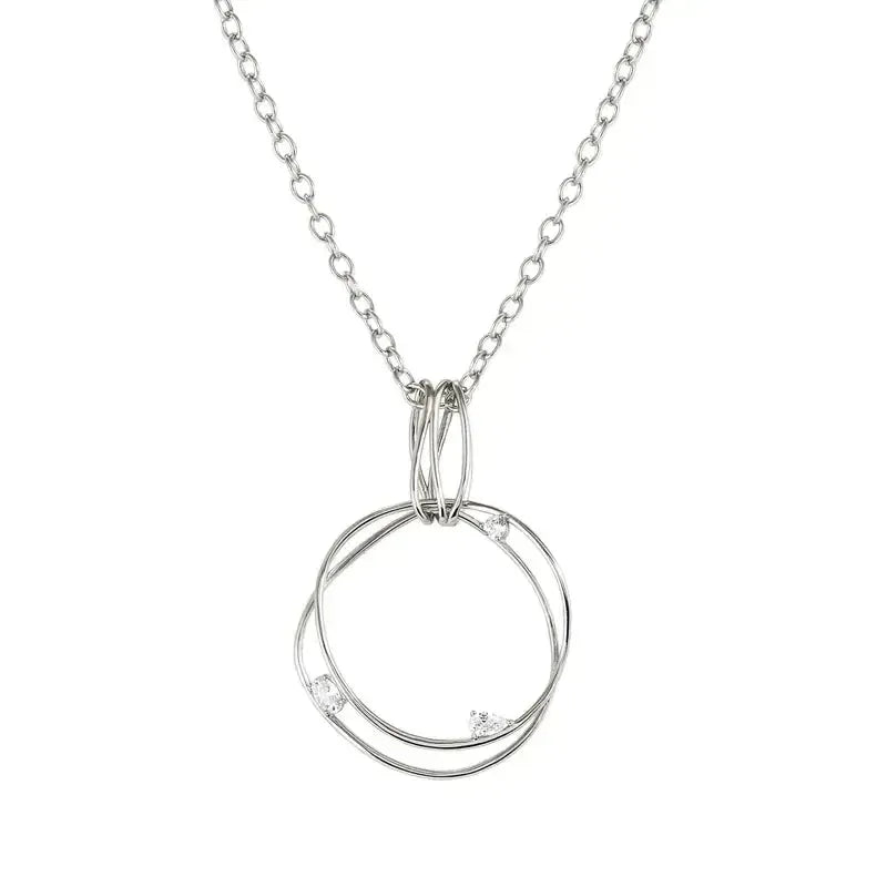 Nomination Silver My Rebel Art Circle Pendant Necklace