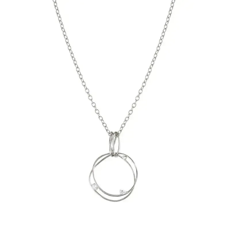 Nomination Silver My Rebel Art Circle Pendant Necklace