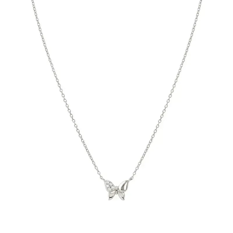 Nomination Silver Petit Sparkle Butterfly Necklace