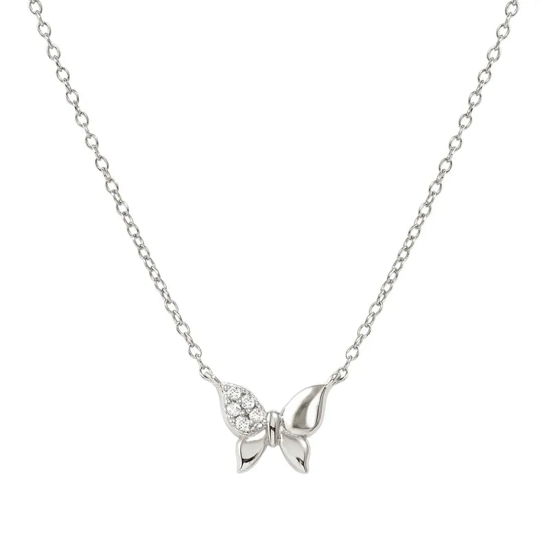 Nomination Silver Petit Sparkle Butterfly Necklace