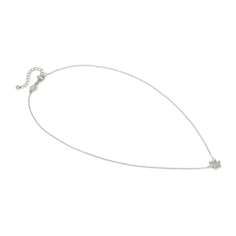 Nomination Silver Petit Sparkle Flower Necklace