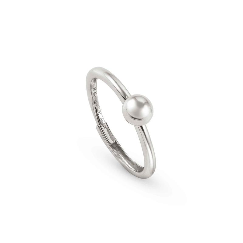 Nomination Soul Ring, Central Detail, Silver