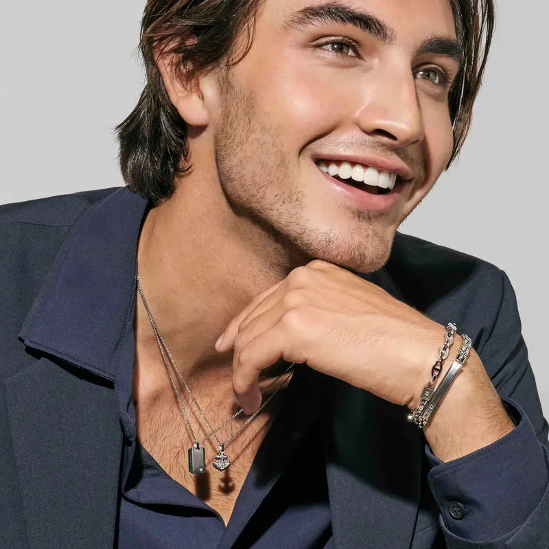 Nomination Strong Diamond Anchor Necklace