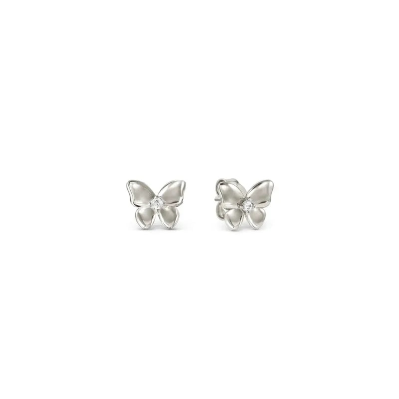 Nomination Sweetmadame Earrings, Silver Butterfly