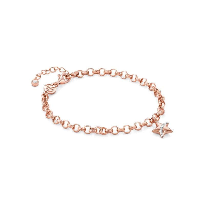 Nomination Sweetrock Bracelet, Star, 22K Rose Gold
