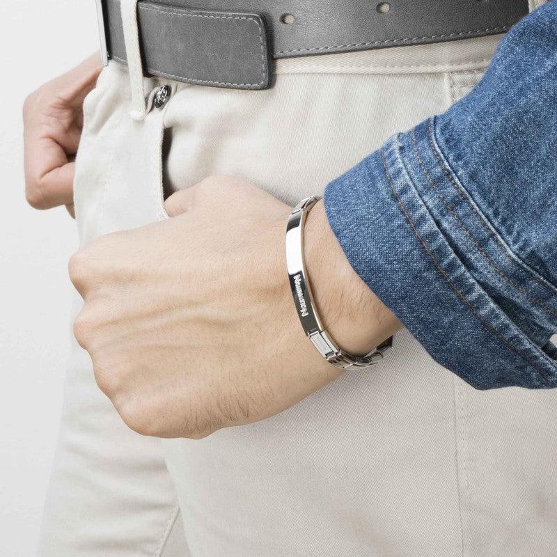 Nomination Trendsetter Stainless Steel Bracelet Engravable For Him