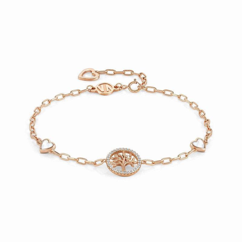 Nomination Vita Bracelet With Mother Of Pearl Hearts