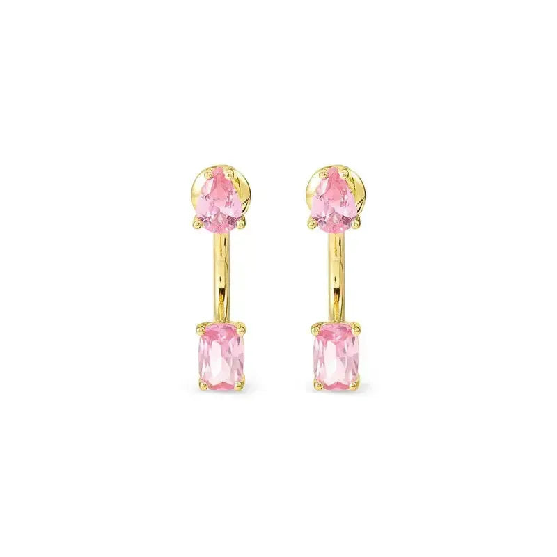 Nomination Yellow Gold Ear Jackets with Sparking Cubic Zirconia