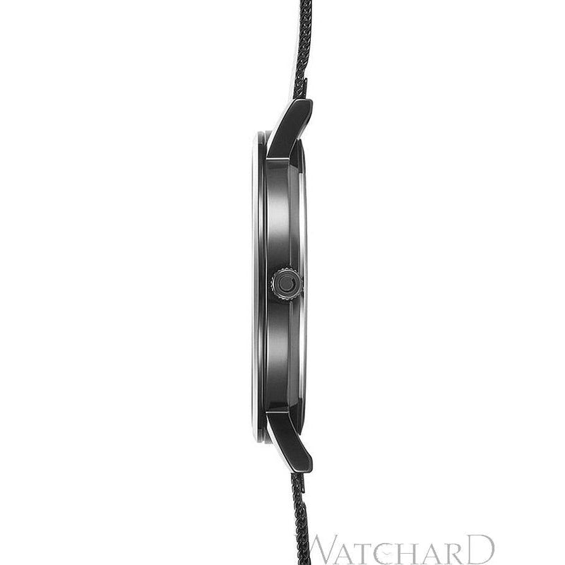 Obaku Brink Cyan Black 40mm Watch - V248GXBBMB