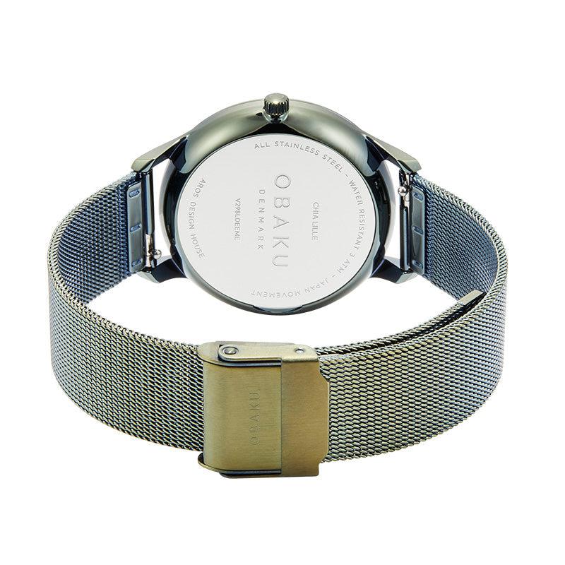 Obaku Chia Lille Leaf - Green Dial Ladies Watch V298LDEEME