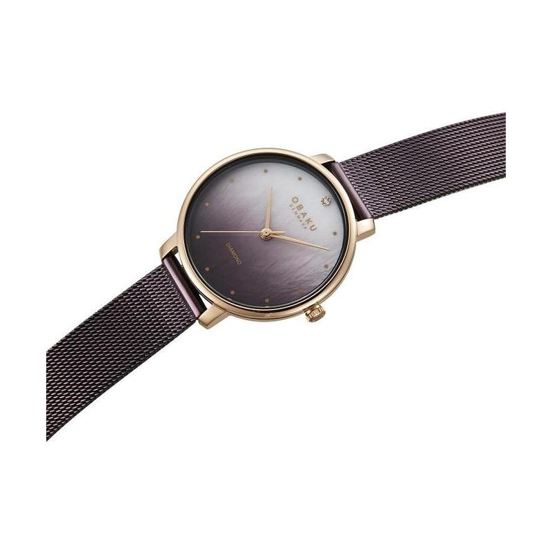 Obaku Denmark Diamond 30mm Women's Watch