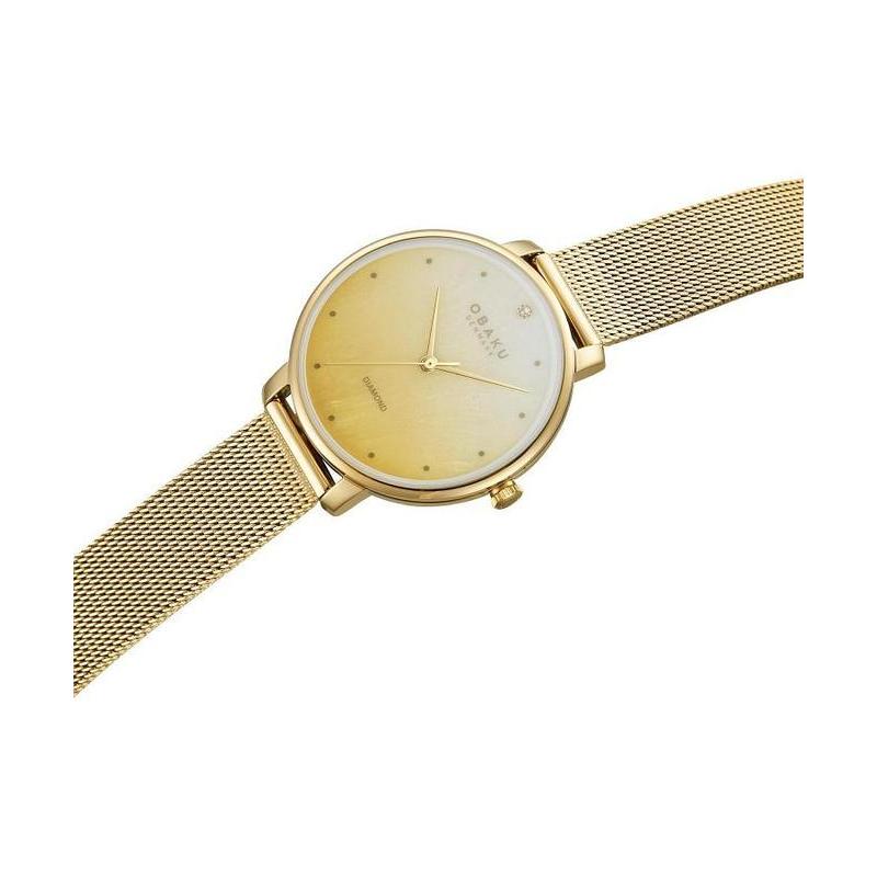Obaku Denmark Diamond 30mm Women's Watch