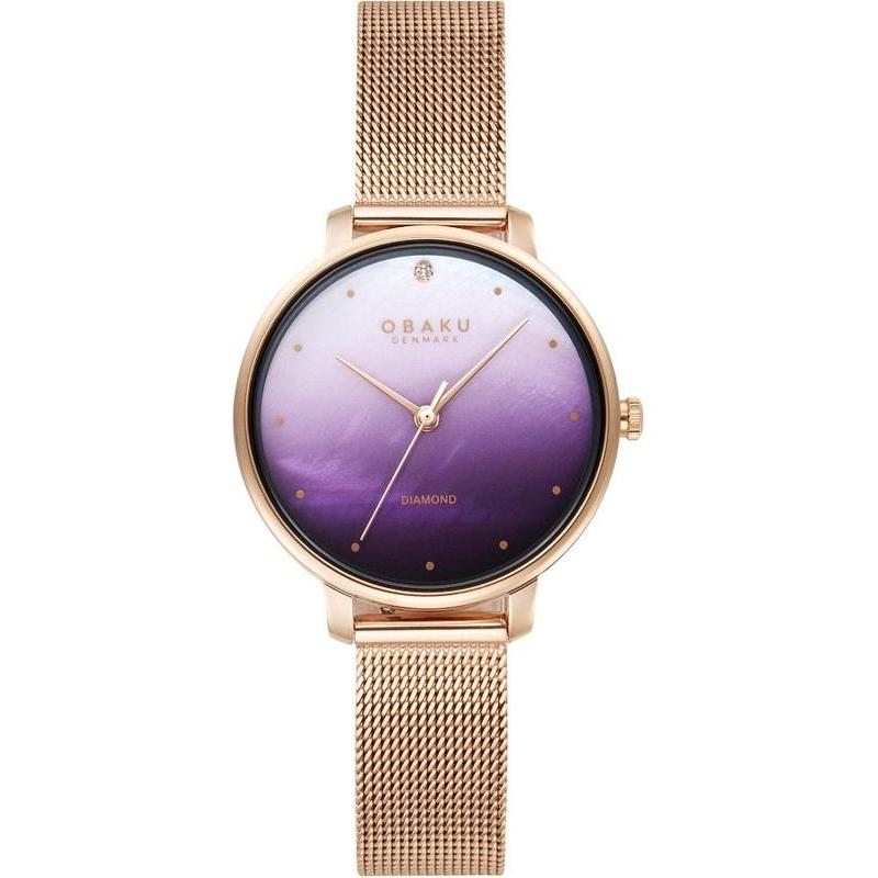 Obaku Denmark Diamond 30mm Women's Watch