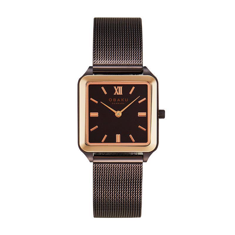 Obaku Denmark Graf Walnut V309LXXNMN 26mm Women's Watch