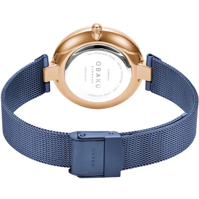 Obaku Diamant Ocean Blue 32mm Watch - V256LXVLML