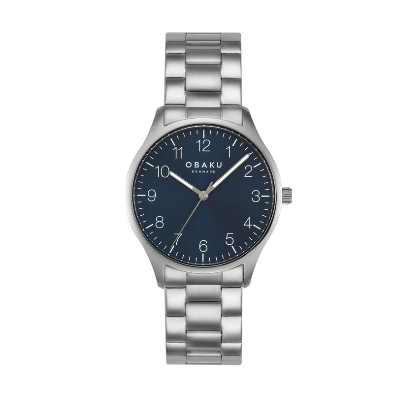 Obaku Falke Denim - Stainless Steel Strap Blue Dial Watch V260GXCLSC-DAF