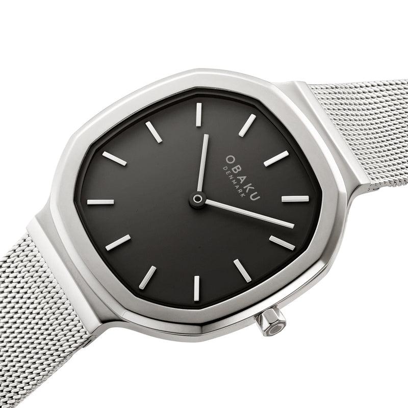 Obaku Oktant Lille Steel 32mm Watch - V253LXCBMC