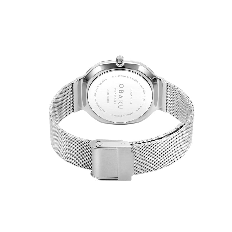 Obaku Oktant Lille Steel 32mm Watch - V253LXCBMC