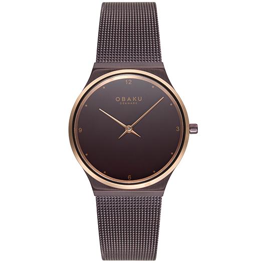 Obaku Servietter L Walnut Women's Watch