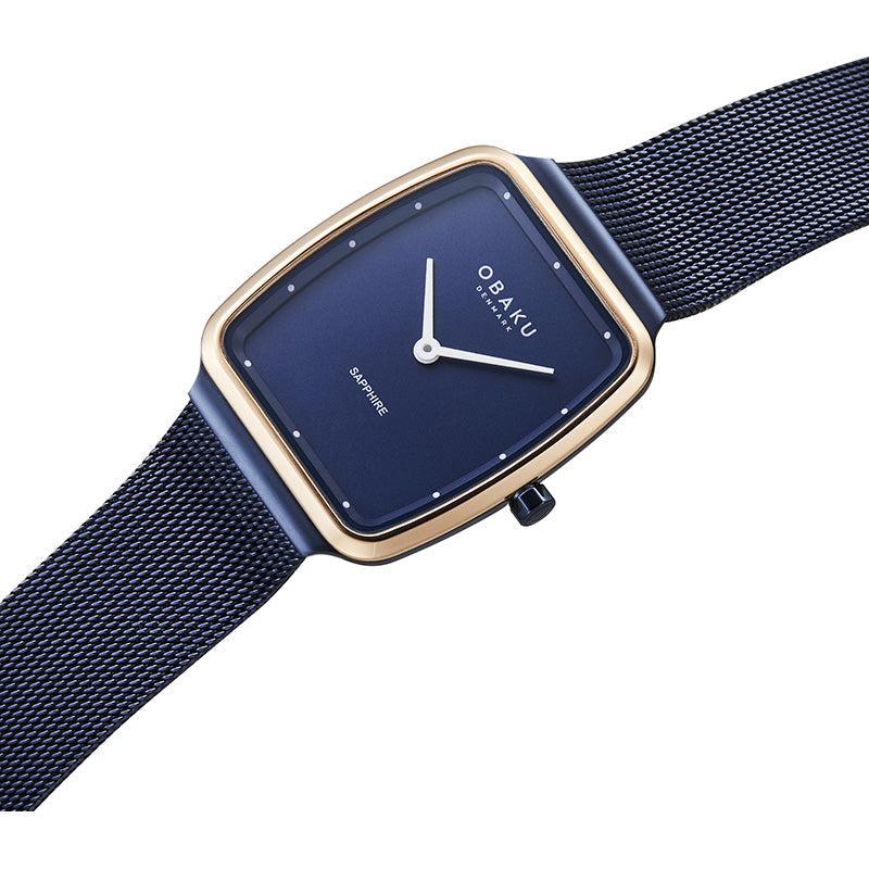 Obaku Tern Lille Ocean Blue 27mm Watch - V267LXSLML