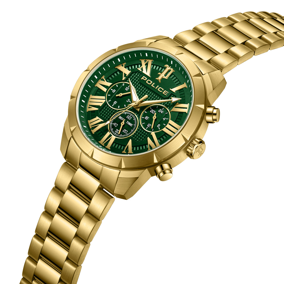 Police Roman Green Dial Men's Watch