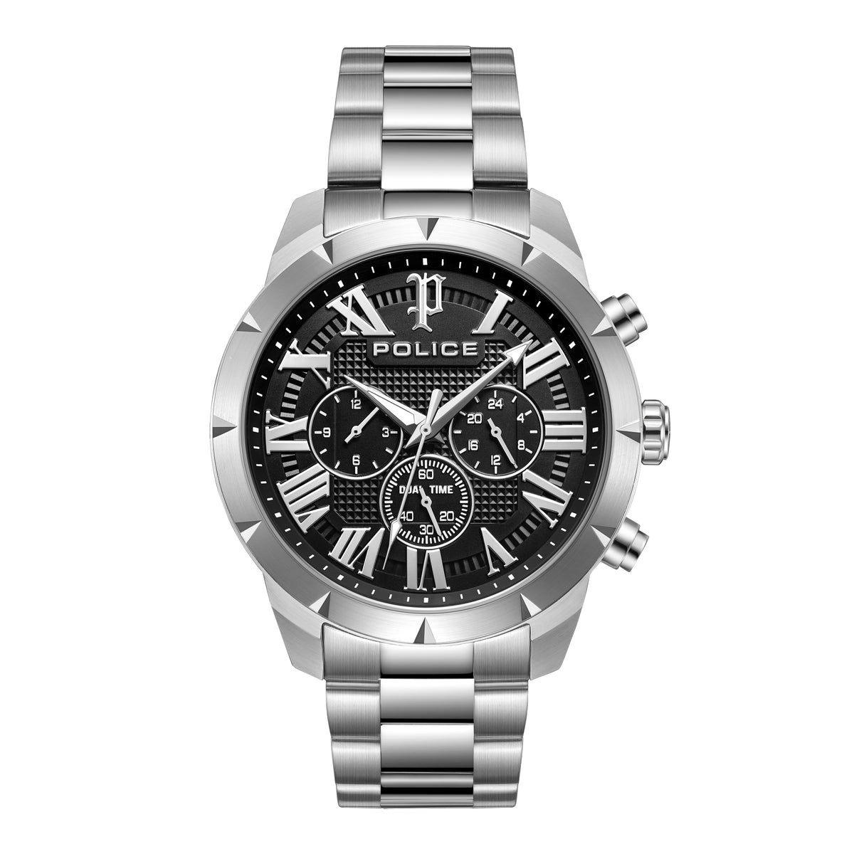 Police Roman Black Dial Men's Watch