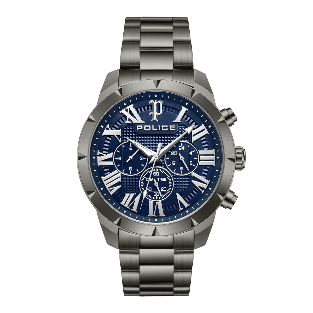 Police Roman Blue Dial Men's Watch