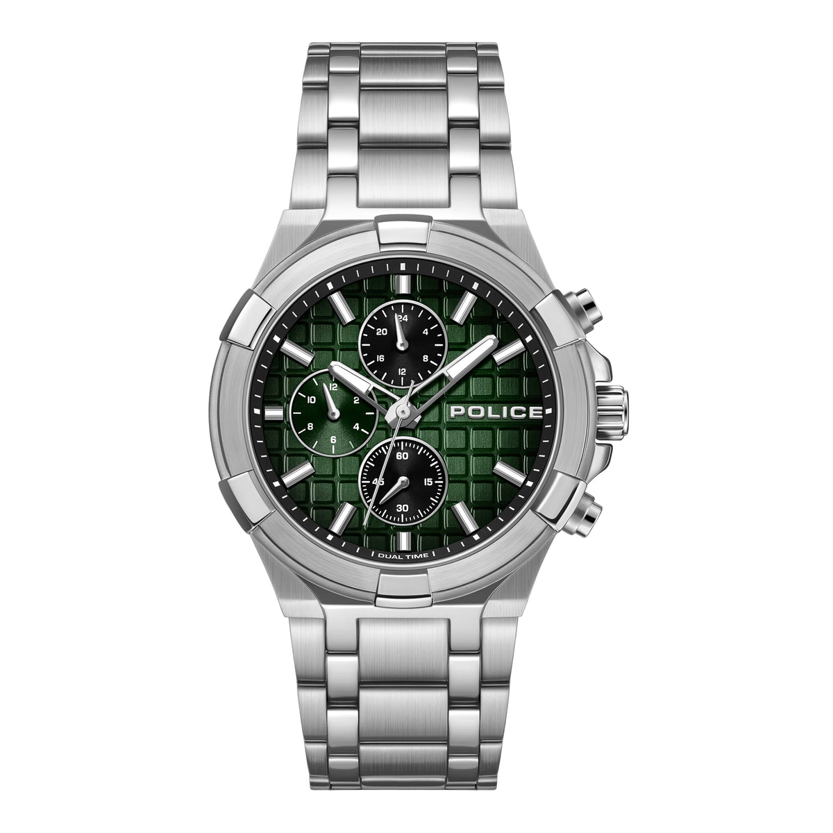 Police Guardian Green Dial Men's Watch