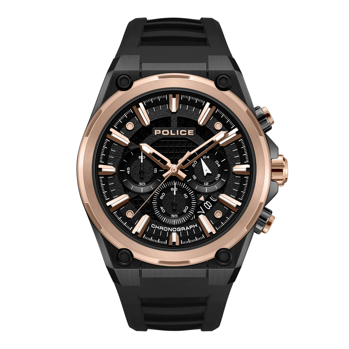 Police Uros Black Dial Men's Watch