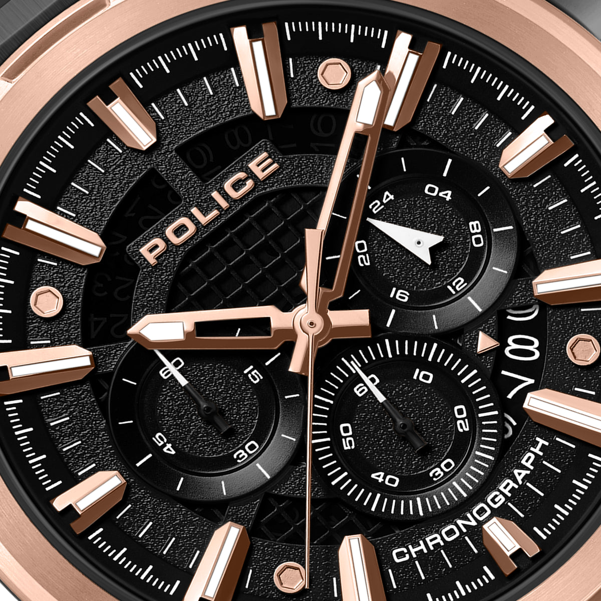 Police Uros Black Dial Men's Watch