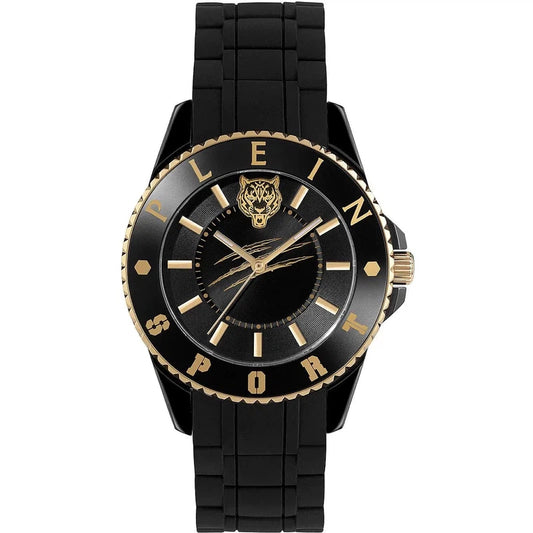 Plein Sport Glam Black-Rose Gold Analog Watch 40mm