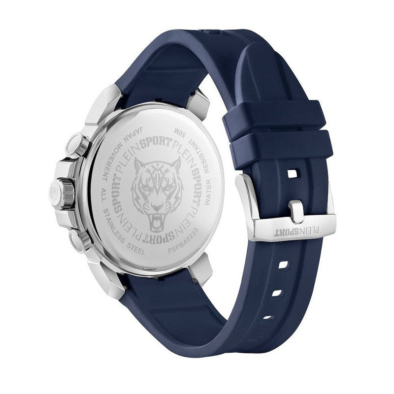 Plein Sport Herren Blue Chronograph Watch 45mm