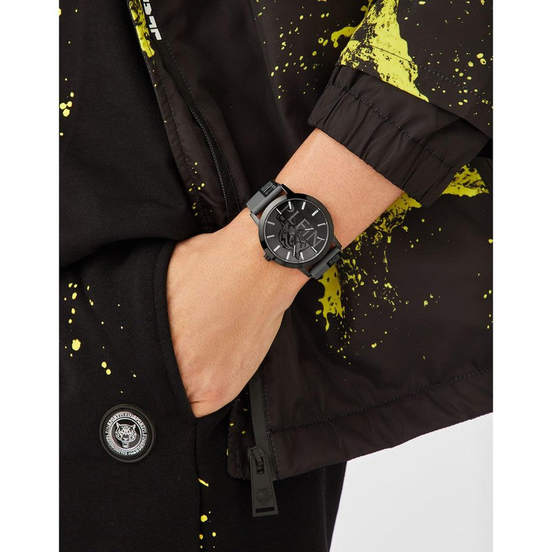 Plein Sport Legend Black Analog Watch 44mm