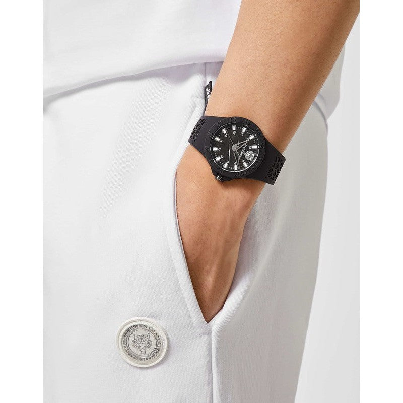 Plein Sport Thunderstorm Black Analog Watch 40mm