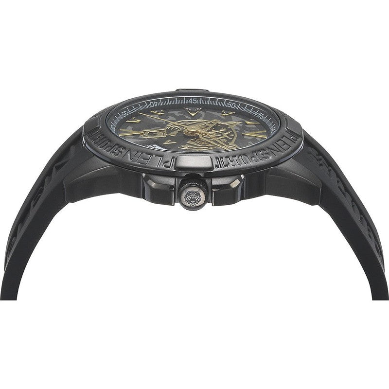 Plein Sport Touchdown Black Analog Watch 44mm