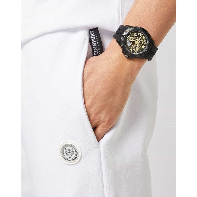 Plein Sport Touchdown Black Analog Watch 44mm