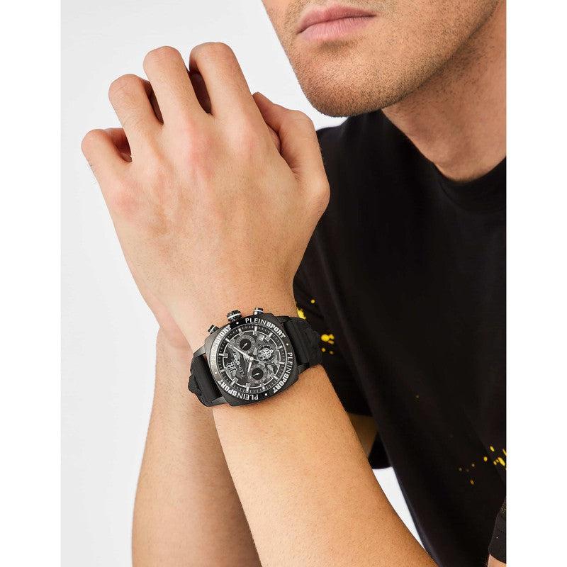 Plein Sport Wildcat Black Chronograph Watch 40mm