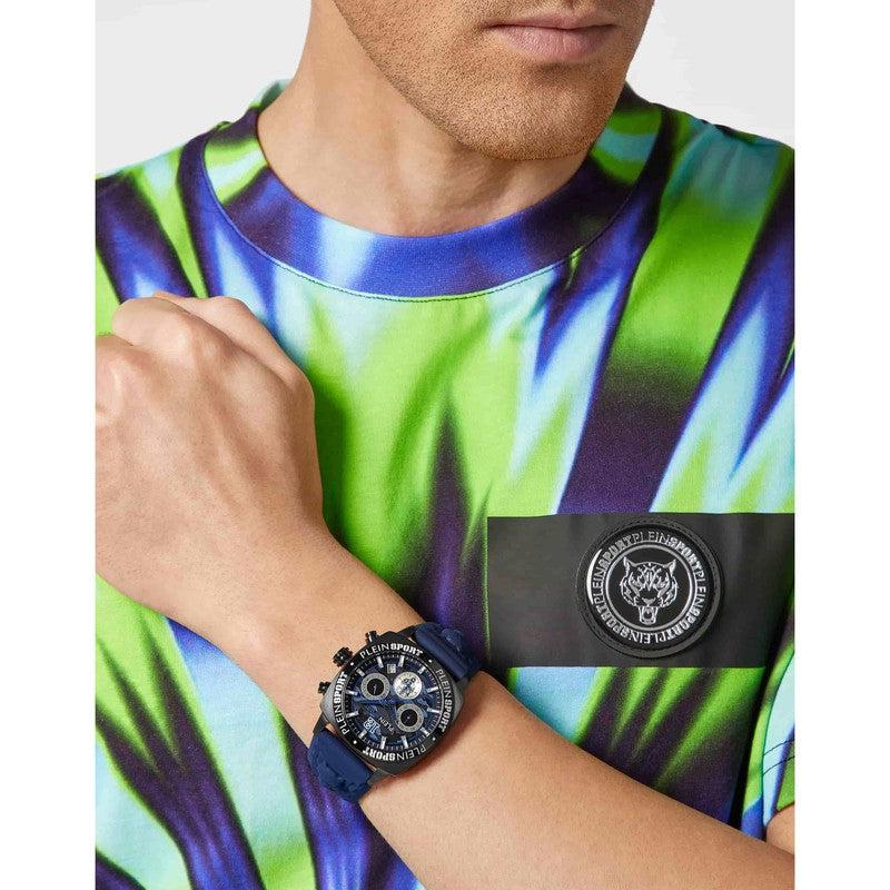Plein Sport Wildcat Blue Chronograph Watch 40mm