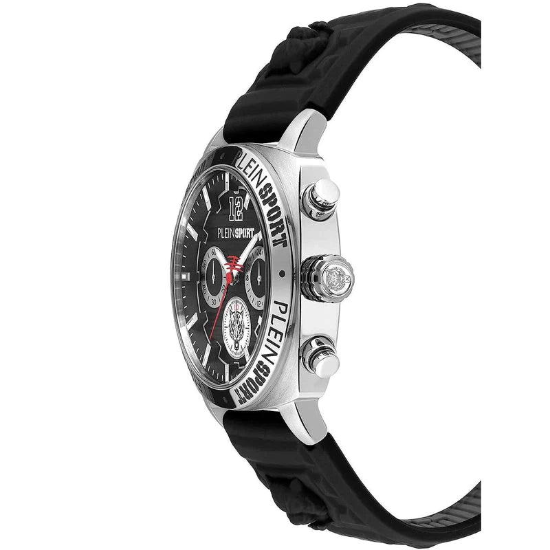 Plein Sport Wildcat Silver Chronograph Watch 40mm