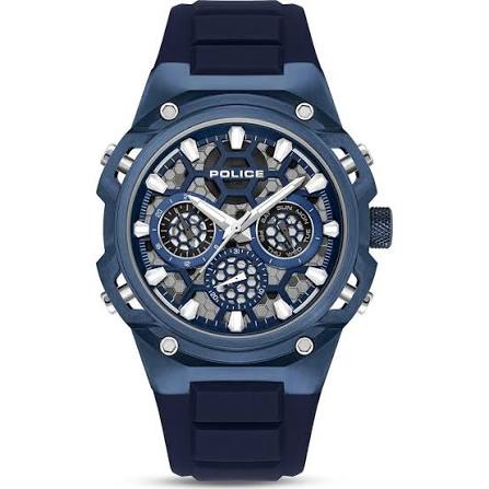Police Challenger Blue Dial Men's Watch