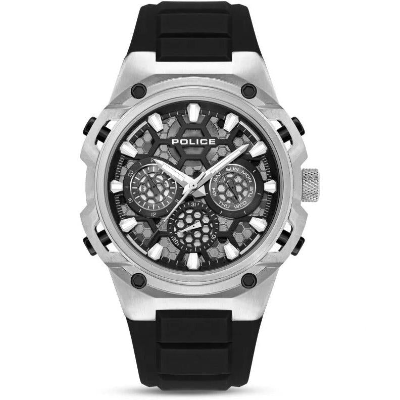 Police Challenger Silver Dial Men's Watch