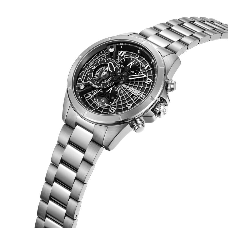 Police Cipher Black Dial Men's Watch