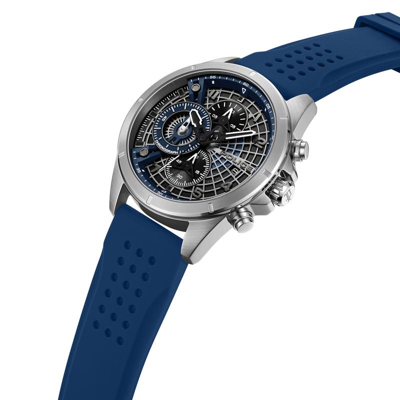Police Cipher Blue Dial Men's Watch