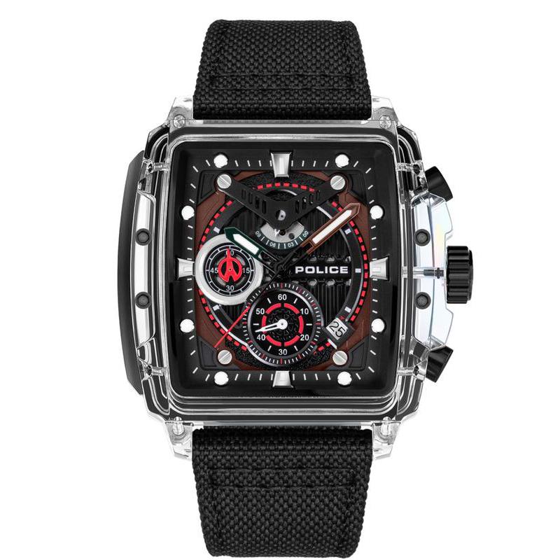 Police Clout Black Dial Men's Watch