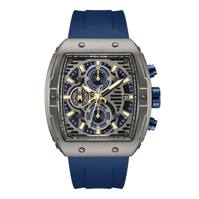 Police Connector Rebel Grey Dial Men's Watch