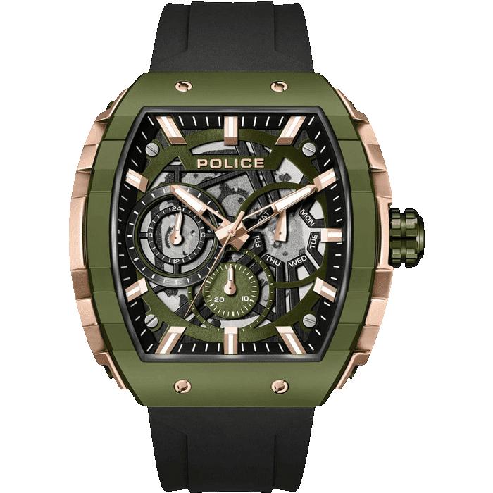 Police Flash Transparent Dial Men's Watch