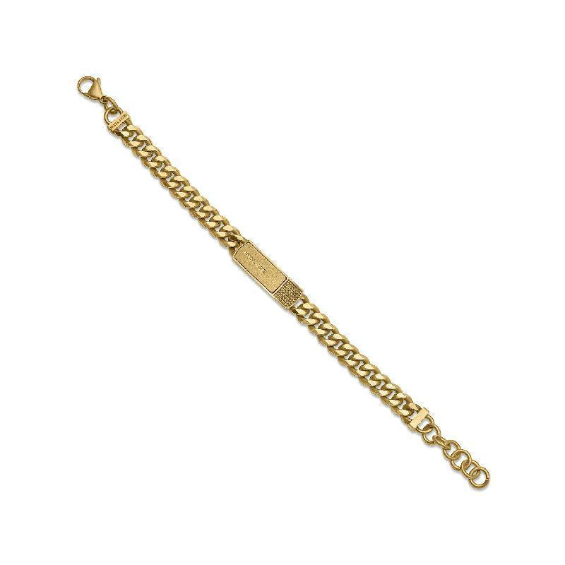 Police Identity Bracelet – Gold